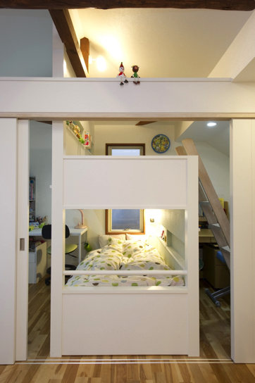 リフォーム・リノベーションの事例｜子ども部屋　造作家具　ベッド