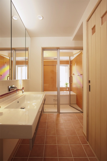 新築の事例｜洗面室　バスルーム